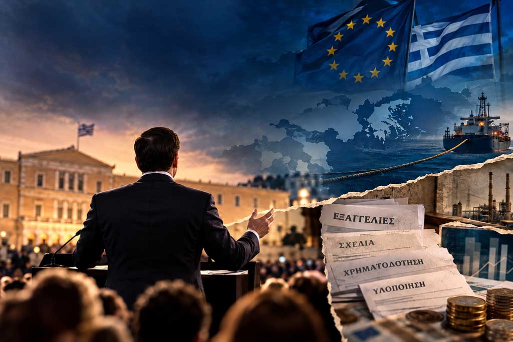 Η πολιτική των μεγάλων λόγων και των μικρών αποδείξεων - Επισκόπηση Κυριακάτικου Τύπου 11/10 Ο Μάρκο Ρούμπιο έφυγε από την Αθήνα, αλλά οι εφημερίδες εξακολουθούν να διαπραγματεύονται τι ακριβώς μας άφησε. Άλλες ανακάλυψαν μια Ελλάδα που αναβαθμίστηκε γεωπολιτικά, άλλες μια κυβέρνηση που χειροκροτούσε ενώ οι Αμερικανοί εξασφάλιζαν όσα επιδίωκαν. Το ενδιαφέρον δεν βρίσκεται τόσο στην αντίθεση των τίτλων όσο σε κάτι απλούστερο.